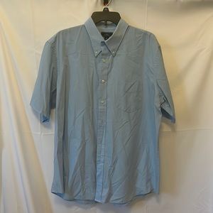 🔴 5 items for $25 Sale! Men's Dockers Blue Button Up Shirt XL 17/17.5